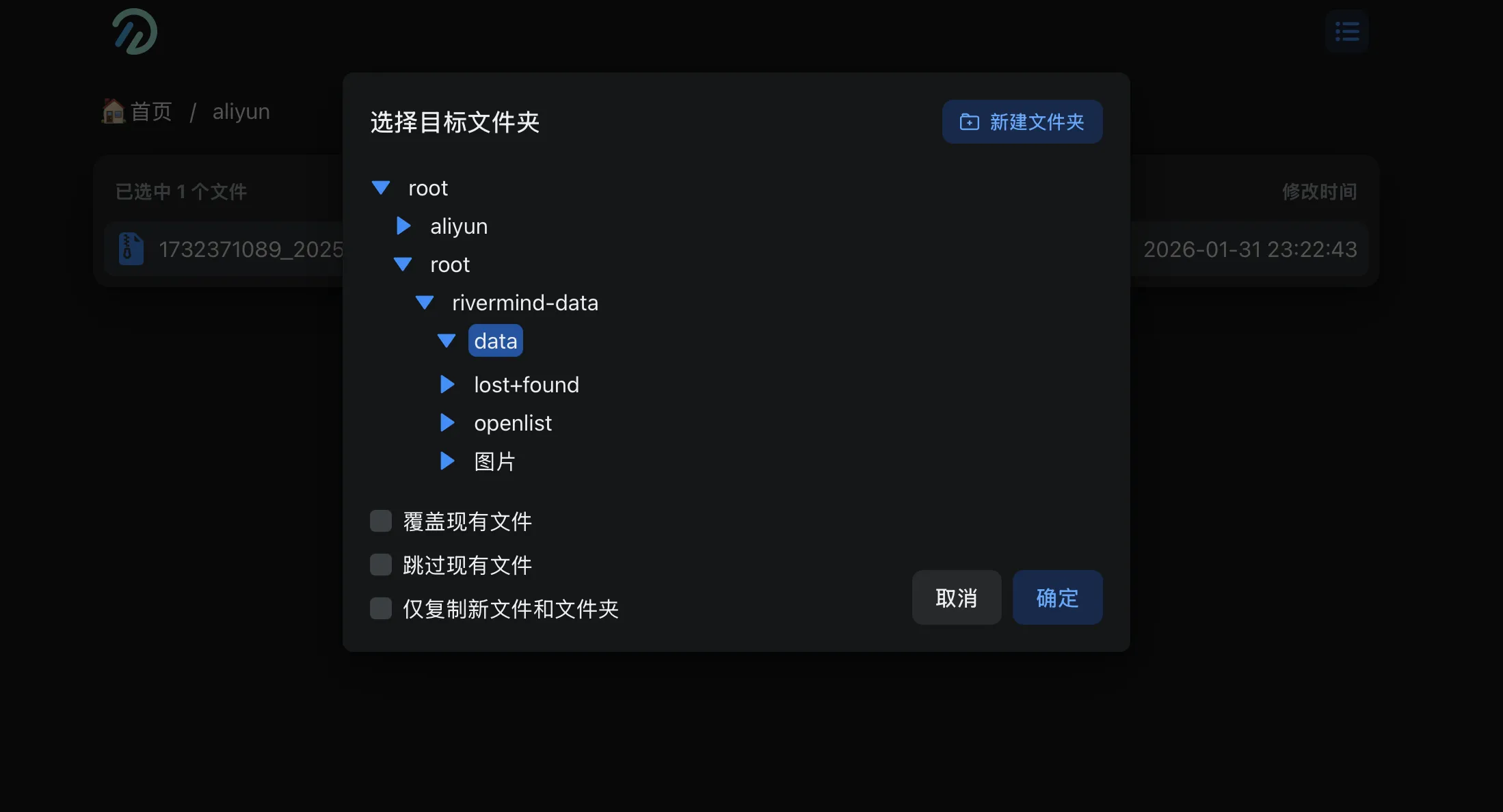 复制文件到实例